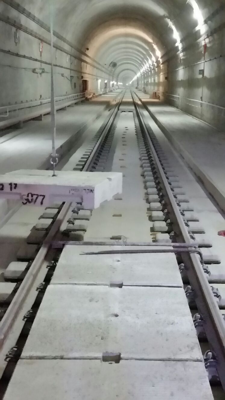 Fertigteil Befahrbarkeitsplatte Tunnel Israel